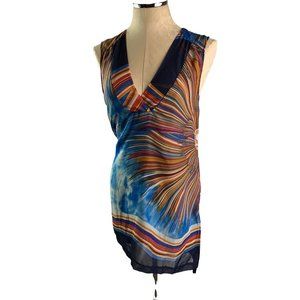 Medium Tiny Anthropologie Women's Shoreline Tunic Sheer V-Neck Sleeveless